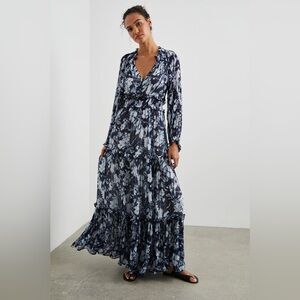 Rails Midnight Floral Long Sleeve Dress